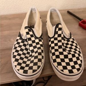 Vans Classic Slip-On Checkerboard Black/White